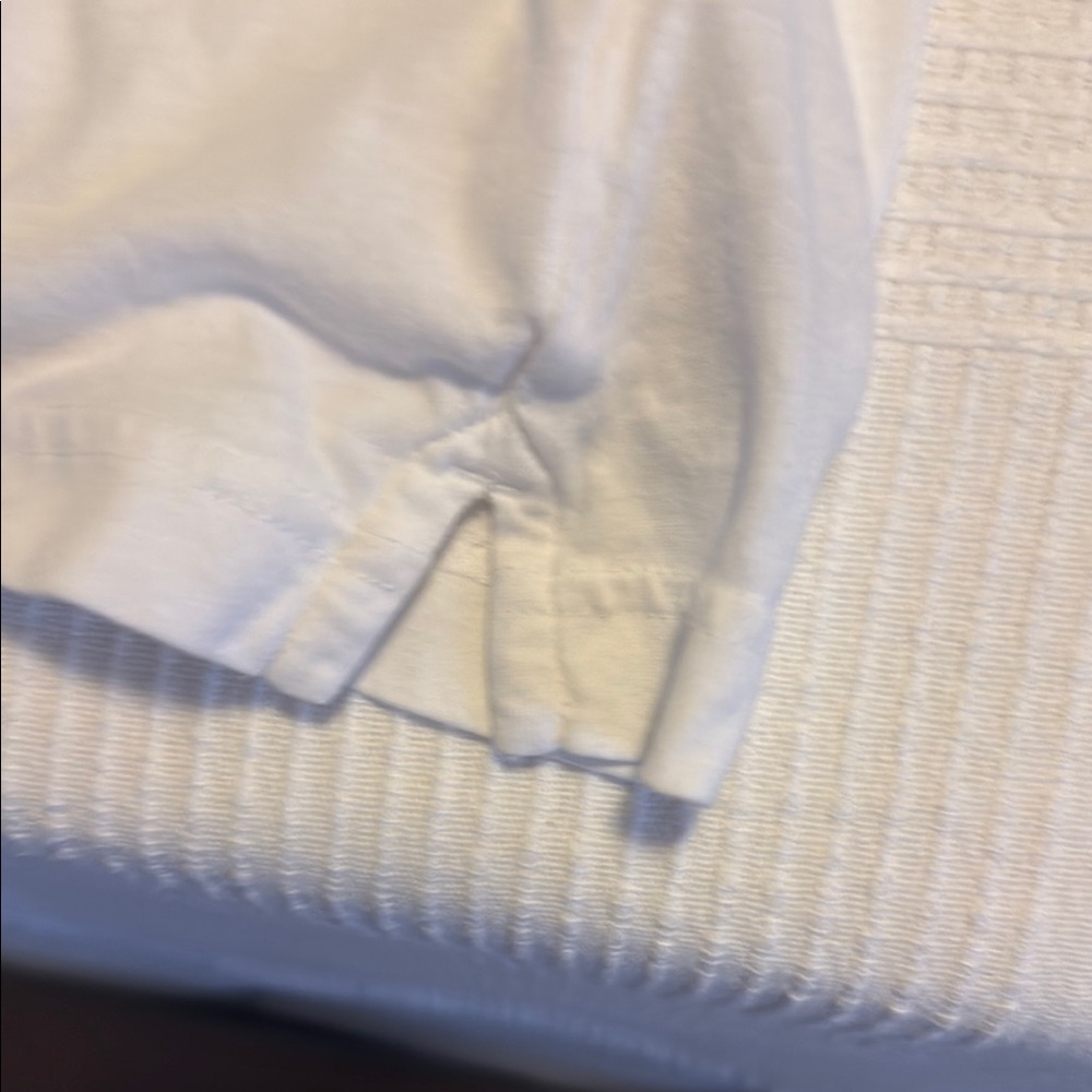 Brooks Brothers White Tee with Gold Detail - Picture 6 of 7